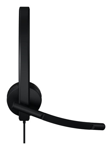Headset Logitech H570e Wired Office/Call Center 89g Black - 981-001430