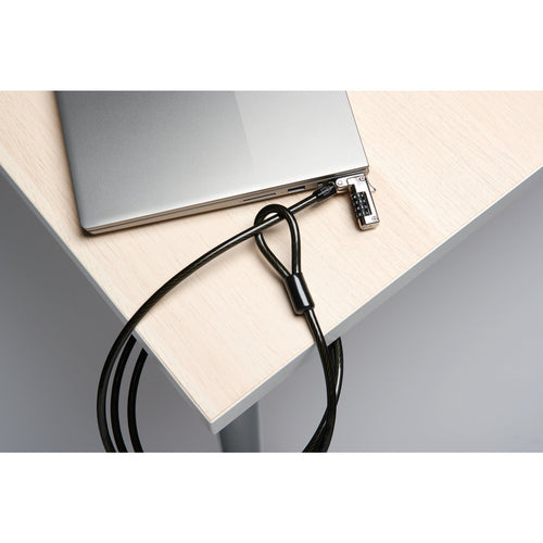 Kensington Slim Combination Ultra Cable Lock 1.8m Black Metallic Security