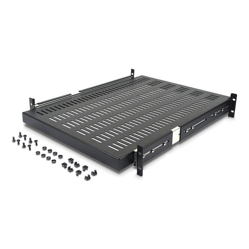 2U Sliding Server Rack Shelf StarTech.com Adjustable 20-30in 50lbs