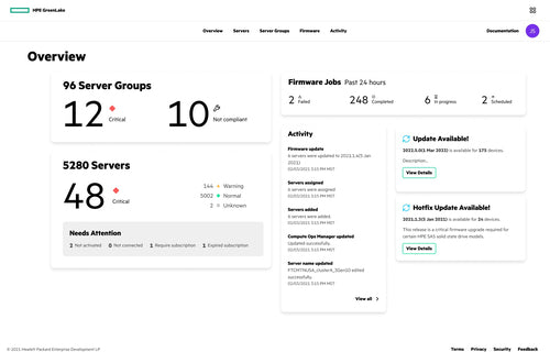 HPE Compute Ops Management Advanced 7-year Upfront Alletra 4000 SaaS