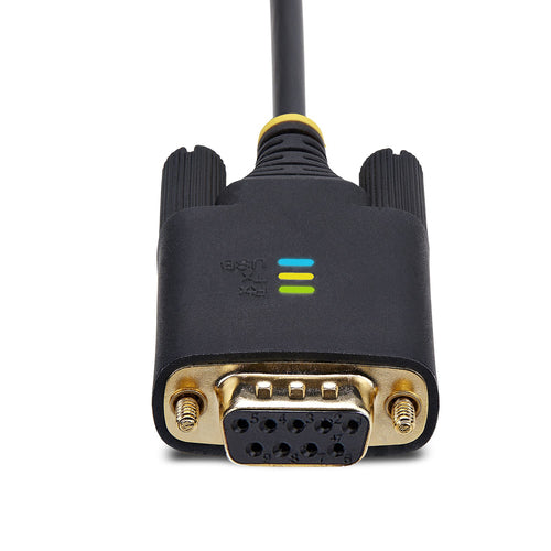 USB to Null Modem Serial Adapter Cable 10ft FTDI ESD Protection