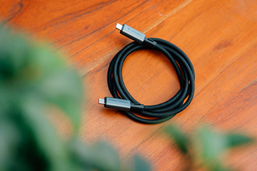 USB-C Cable Verbatim 31847 240W Power Delivery 40Gbps Black