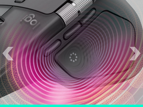 Mouse Logitech MX Master 4 8000 DPI Wireless Bluetooth Right-Hand Graphite - 910-007617