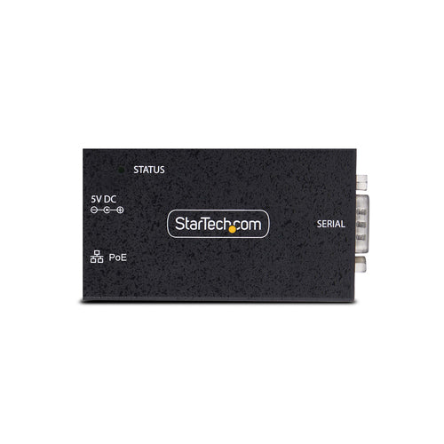 Serial to Ethernet Adapter StarTech.com I13P 1-Port PoE IP DB9 Converter Wall Mountable - I13P-SERIAL-ETHERNET