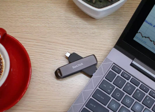 USB Flash Drive SanDisk SDDDE1-1T00-G46 1TB 1000MB/s USB-C/USB-A - SDDDE1-1T00-G46