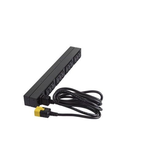 Rack PDU Power Distribution Unit 3.7kW 230V 12 Outlets Black