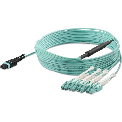 Fiber Optic Cable StarTech MTP to LC 5M OM3 Multimode 40G Plenum Rated