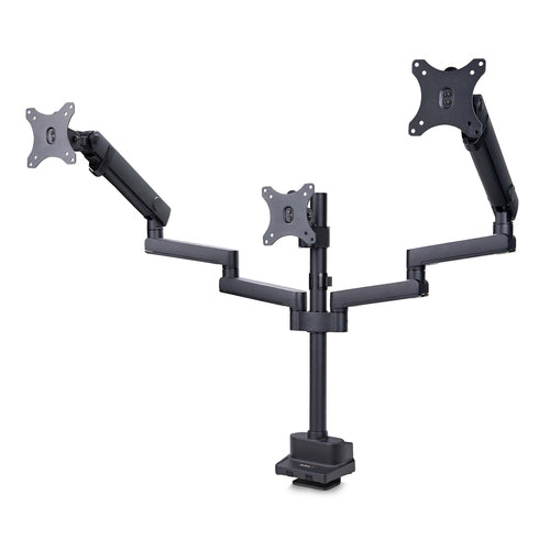 Monitor Mount StarTech.com 3MP2AG Triple Arm VESA 75x75/100x100 Tool-Less Adjustments - 3MP2AG-MONITOR-ARM