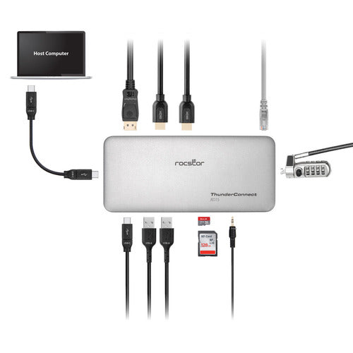Rocstor Y10P027-S1 laptop dock/port replicator