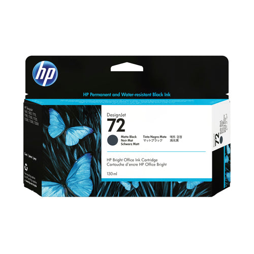 Ink Cartridge HP 72 130-ml Matte Black Thermal DesignJet - C9403A