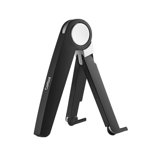 Laptop Stand Contour Design Adjustable Height 4.9kg Black Silver