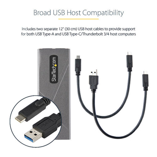 StarTech.com M2-USB-C-NVME-SATA storage drive enclosure