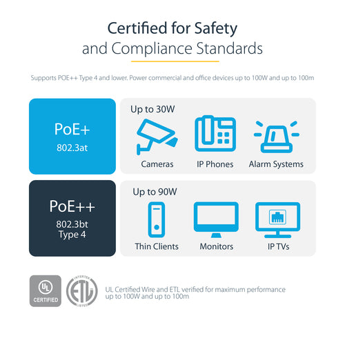 Ethernet Cable StarTech.com C6ASPAT35BL 10GbE CAT6a 35ft Snagless