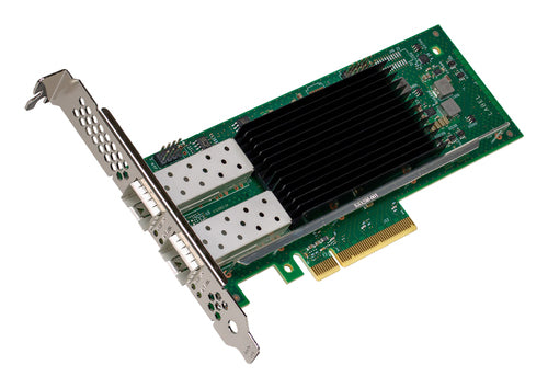 Intel E810-XXVDA2 Wired PCI Express Fiber Network Card Black Green Silver