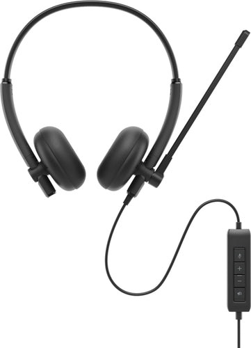Headset DELL WH125 Wired 20-20000 Hz 125g Black - WH125-DWW