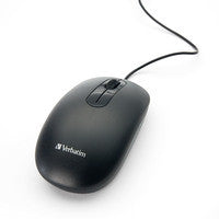 Verbatim Wired Full-Size Keyboard with Mouse USB QWERTY Black