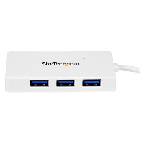 USB Hub StarTech.com ST4300MINU3W 4-Port SuperSpeed 5Gbps White - ST4300MINU3W
