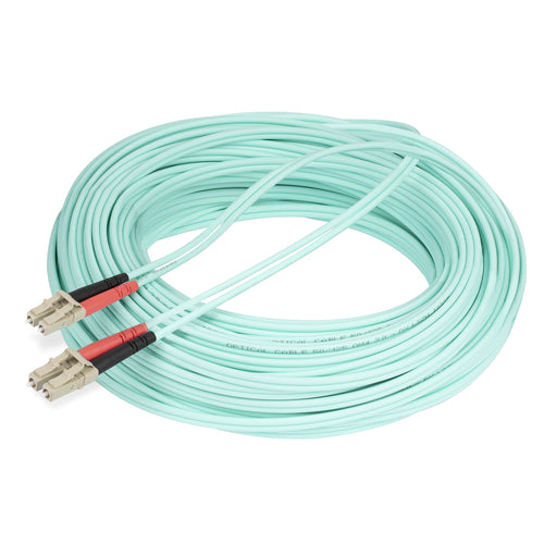 Fiber Optic Cable StarTech 25m LC/UPC OM4 Multimode 100G Low Insertion Loss - 450FBLCLC25