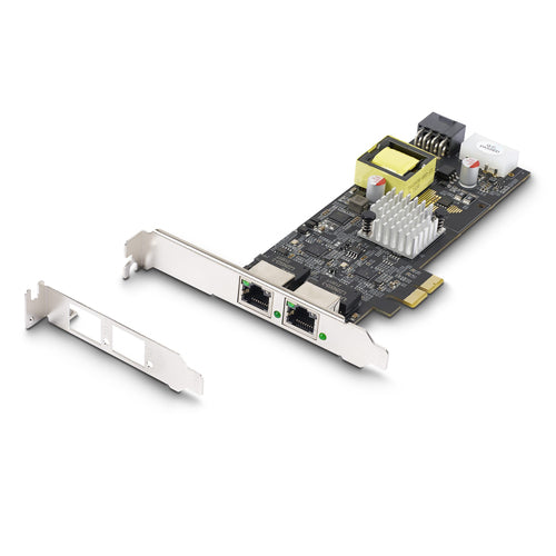 Network Card StarTech.com PR22GIP 2-Port 2.5Gbps PoE Multi-Gigabit NIC PCIe - PR22GIP-NETWORK-CARD