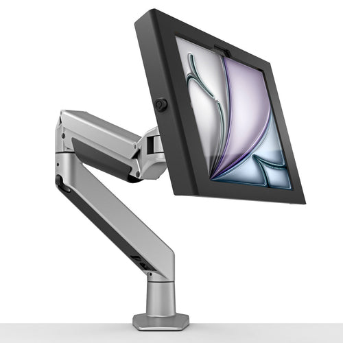 Compulocks iPad Air M2 11" Security Enclosure with Articulating Arm - Black/Silver