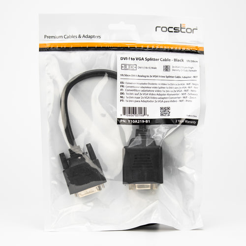 Rocstor Y10A219-B1 video splitter