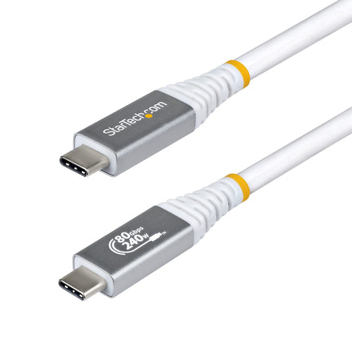USB4 Cable StarTech.com CC150CM80G 80Gbps 240W PD 8K 120Hz - CC150CM80GUSB4CABLEW