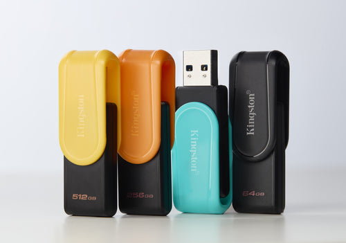 USB Flash Drive Kingston DataTraveler Exodia S 128GB USB 3.2 Gen 1 Portable Swivel Storage