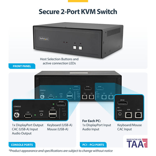 StarTech.com CK4-P102C KVM switch