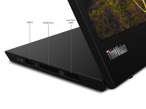 Monitor Lenovo ThinkVision M15 15.6in Full HD 1920 x 1080 14ms LED - 62CAUAT1WL