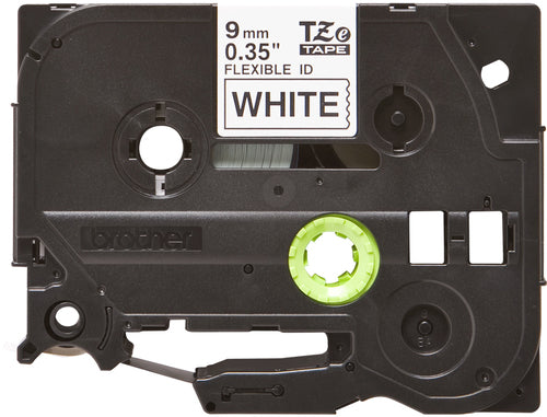 Brother TZE-FX221 Laminated Label Tape Black on White 12mm Thermal Transfer