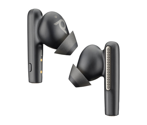 HP Poly Voyager Free 60 UC M Carbon Black Earbuds +BT700 USB-C Adapter +Basic Charge Case