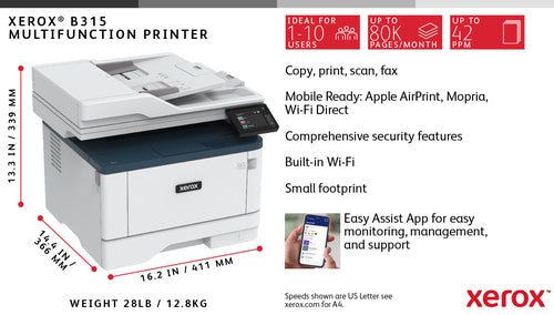 Xerox B315V_DNI multifunction printer