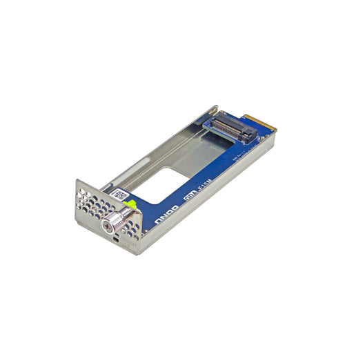 M.2 Adapter QNAP E1.S Tray v2 for M.2 Drives E1.S 35mm Blue Satin Steel