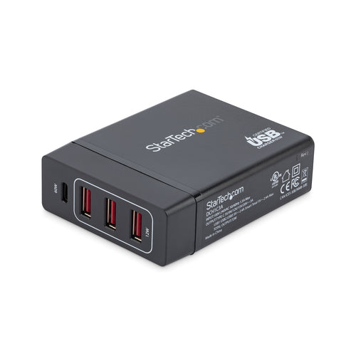 Mobile Device Charger StarTech.com DCH1C3A 72W USB-C 3x USB-A