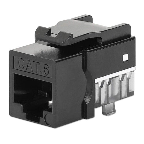 Keystone Module Intellinet 772129 10GBase-T RJ-45 Female Flat Black