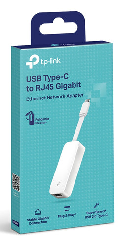 Network Adapter TP-Link UE300C USB-C to RJ45 Gigabit 1000 Mbit/s Wired - UE300C