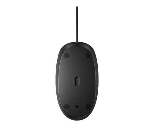 HP 125 Wired Optical Mouse USB Type-A Ambidextrous Design