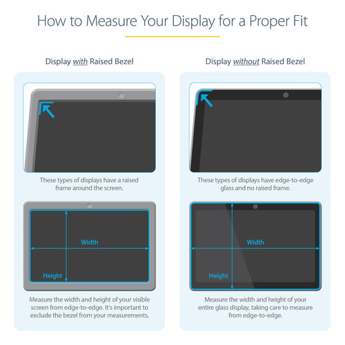 Laptop Privacy Screen for 15.6 Inch Notebook Magnetic Removable Blue Light Reducing Filter