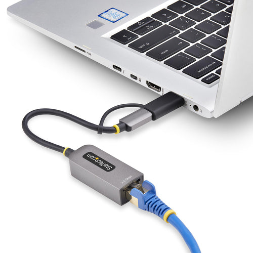 2.5GbE USB-C Ethernet Adapter Thunderbolt Compatible 5000Mbit/s