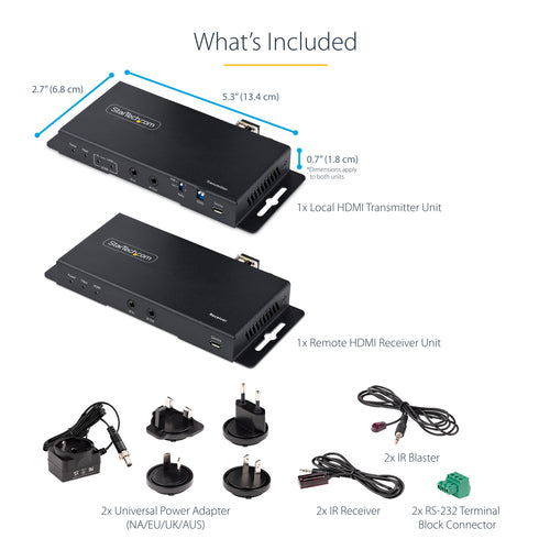 StarTech.com ST121HD20FXA2 AV extender