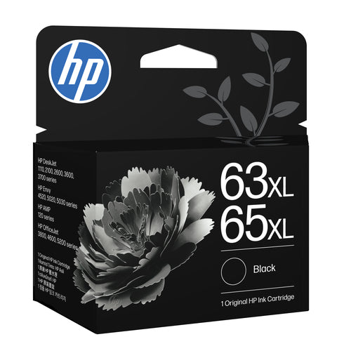 HP 63XL/65XL Black Original ink cartridge