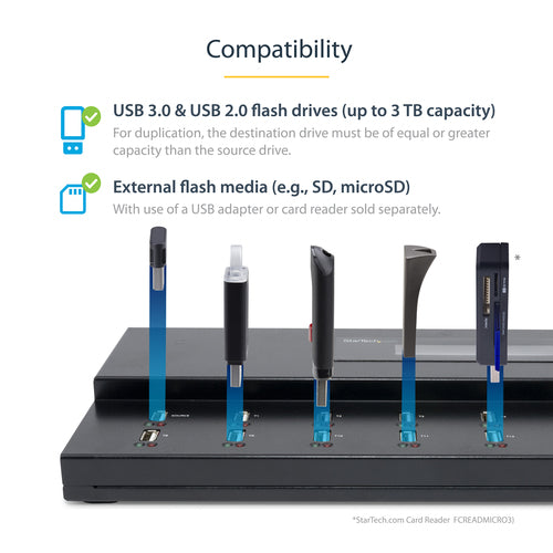 USB Duplicator StarTech.com USBDUPE115 15-Port 1.5 GB/min Type-A