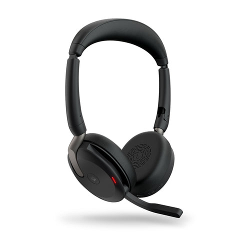 Jabra Evolve2 65 Flex Wireless Headset Link380a MS Stereo 20-20000 Hz Black