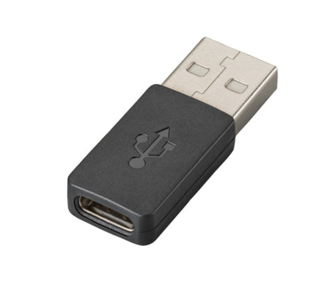 USB-C to USB-A Adapter HP Poly Cable Black - 85Q49AA