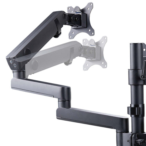Monitor Mount StarTech.com 3MP2AG Triple Arm VESA 75x75/100x100 Tool-Less Adjustments - 3MP2AG-MONITOR-ARM