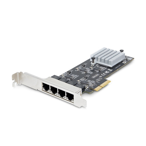 4-Port 2.5Gbps PCIe Network Card Intel I225-V Quad-Port Multi-Gigabit NIC