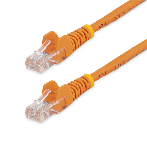 StarTech.com 15 ft Orange Snagless Category 5e (350 MHz) UTP Patch Cable networking cable