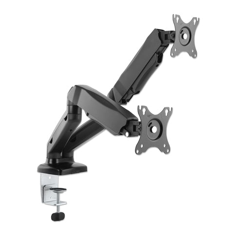 Monitor Mount Manhattan 462501 Dual Desk Mount Full Motion Spring VESA 75x75 100x100mm - 462501