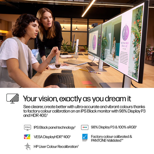HP Series 7 Pro 27 inch QHD Monitor - 727pq computer monitor