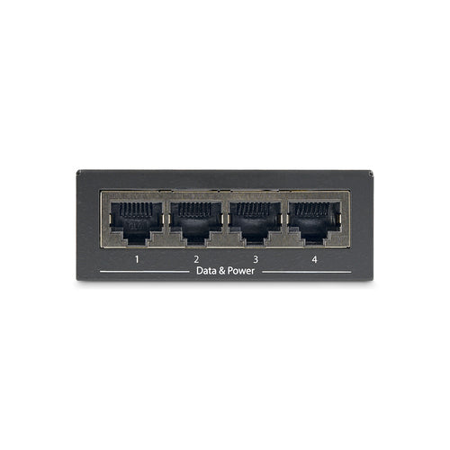 4-Port Gigabit PoE+ Injector StarTech.com 802.3at/af Network Transmitter 100m 2000Mbit/s